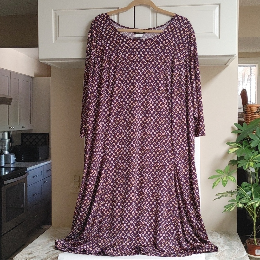 Jemma Jersey Slip-On Dress 2X